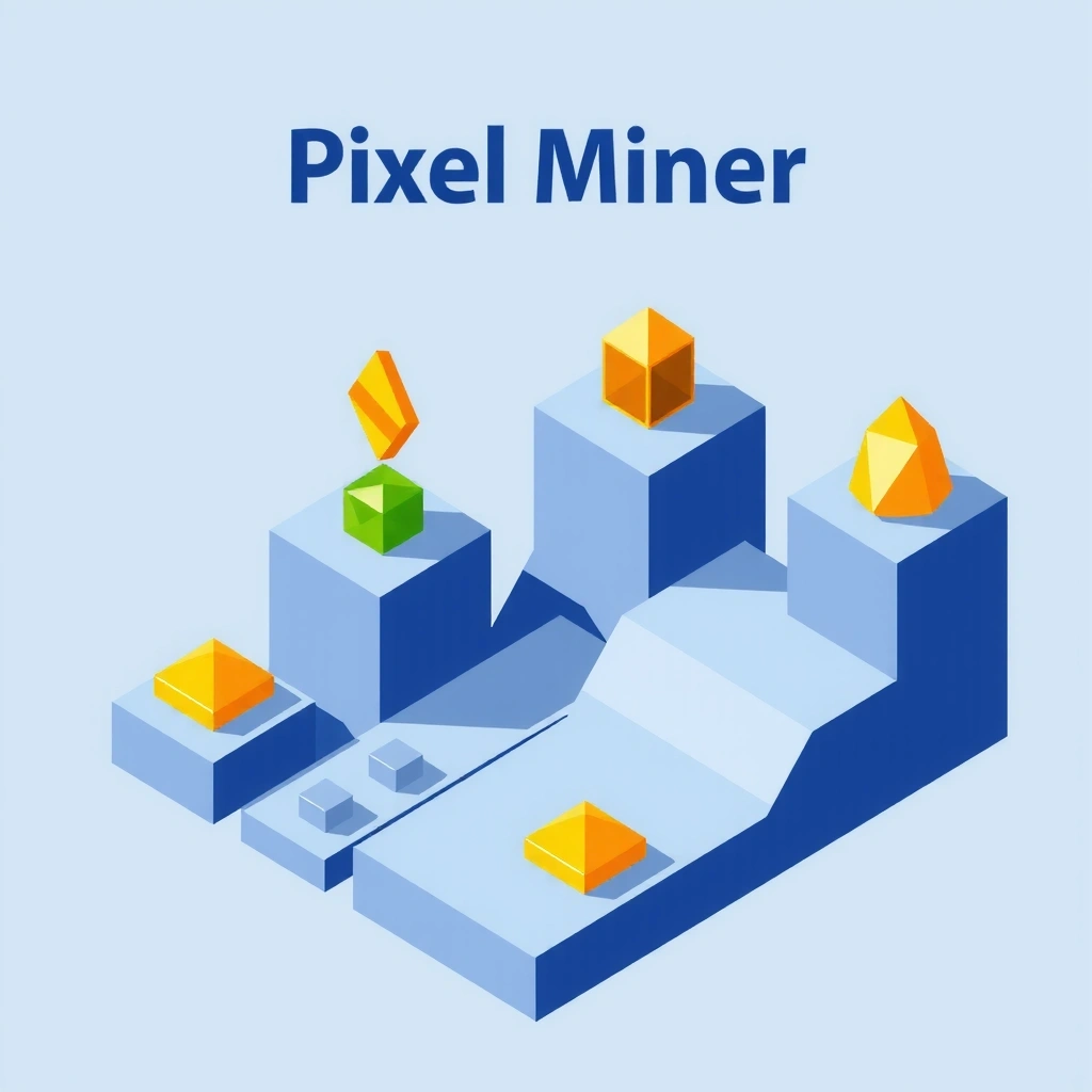 Gameplay de Pixel Miner